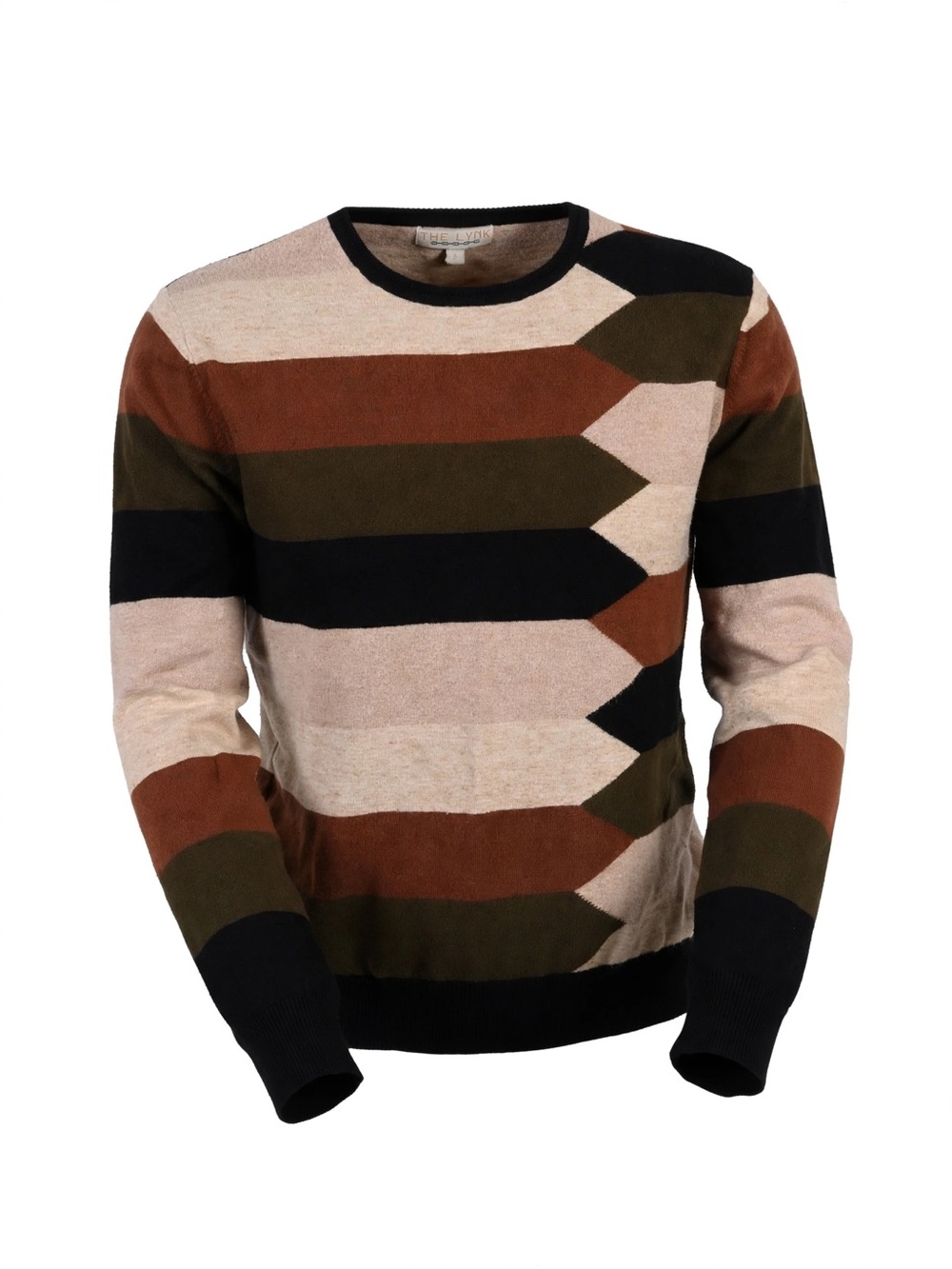 Spell & The Gypsy VTG The Lynx Size L Geometric Colorblock Patch work striped